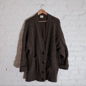 Babaa wool sweater coat